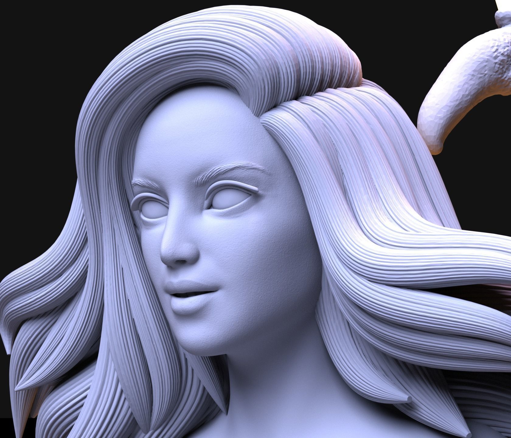 LUCIFER GIRL IN HALLOWEEN NIGHT 3D print model_2