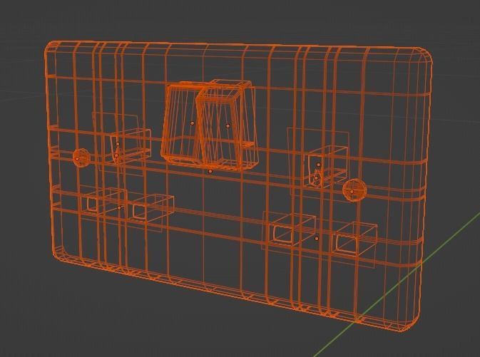 Type G Wall Socket Free 3D model_6