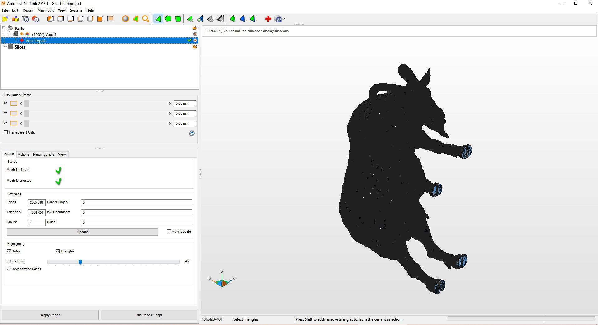 Goat eats  3D print model_12