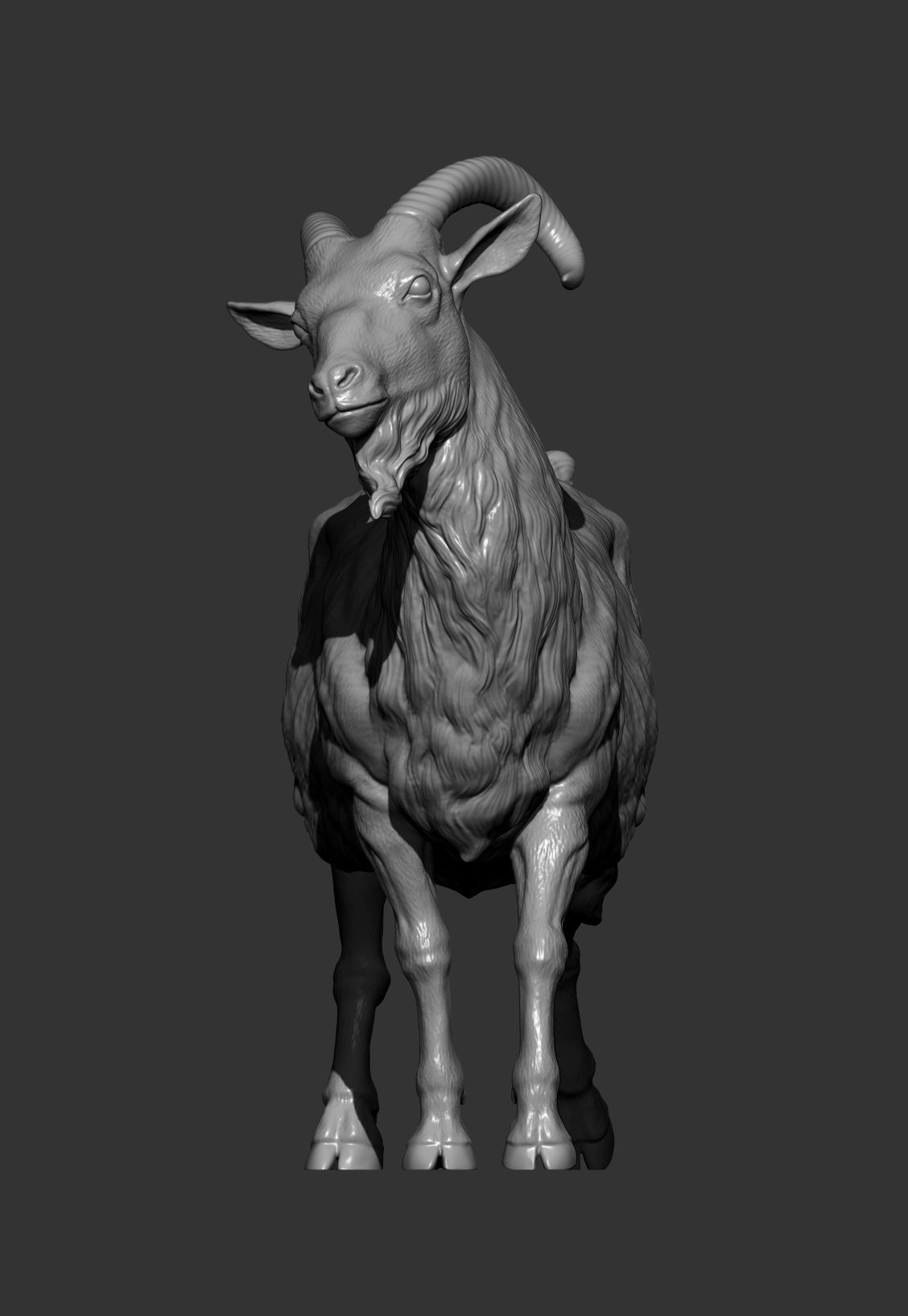 Goat 3D print model 3D print model_11