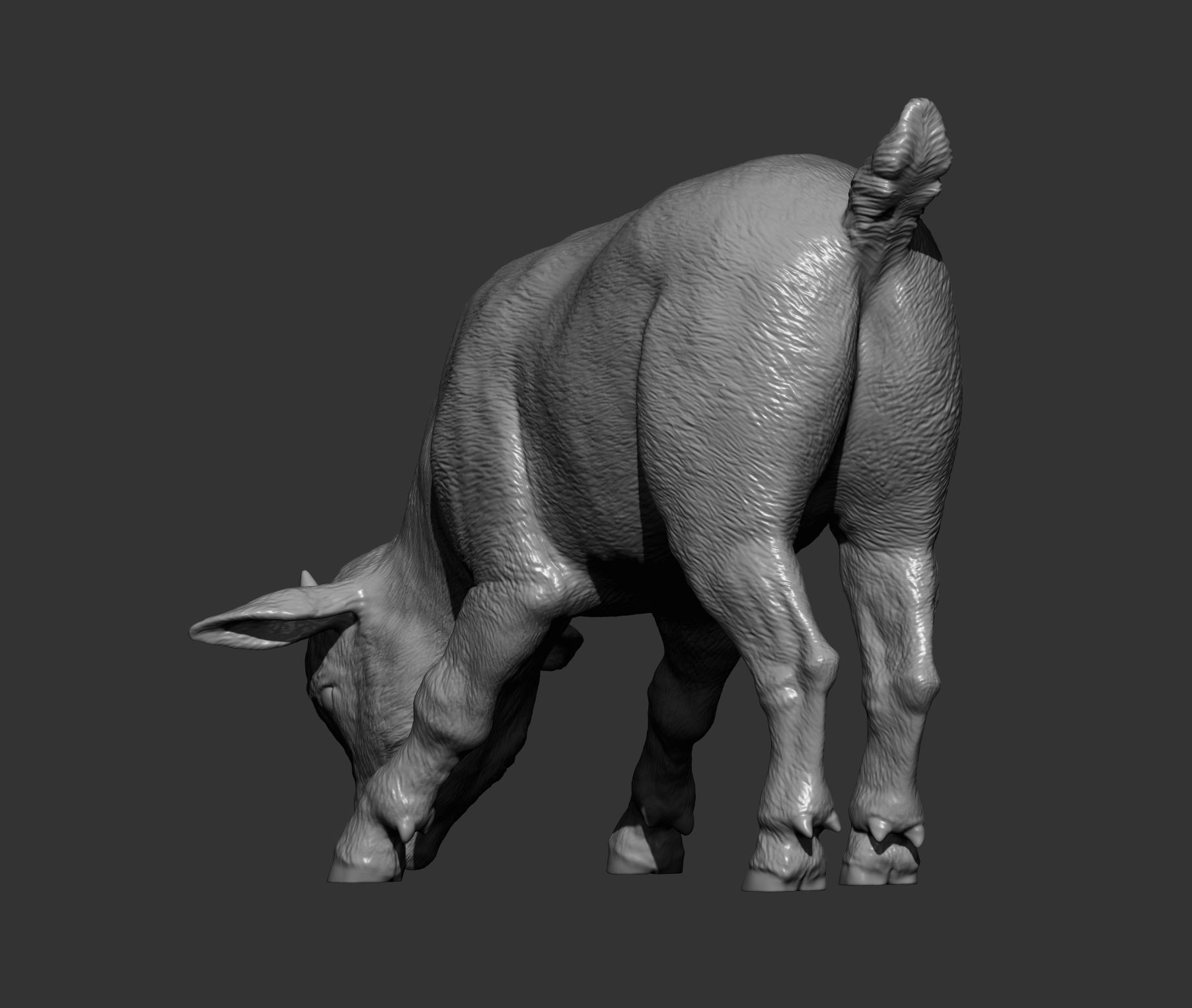   Goatling  eats 3D print model_6