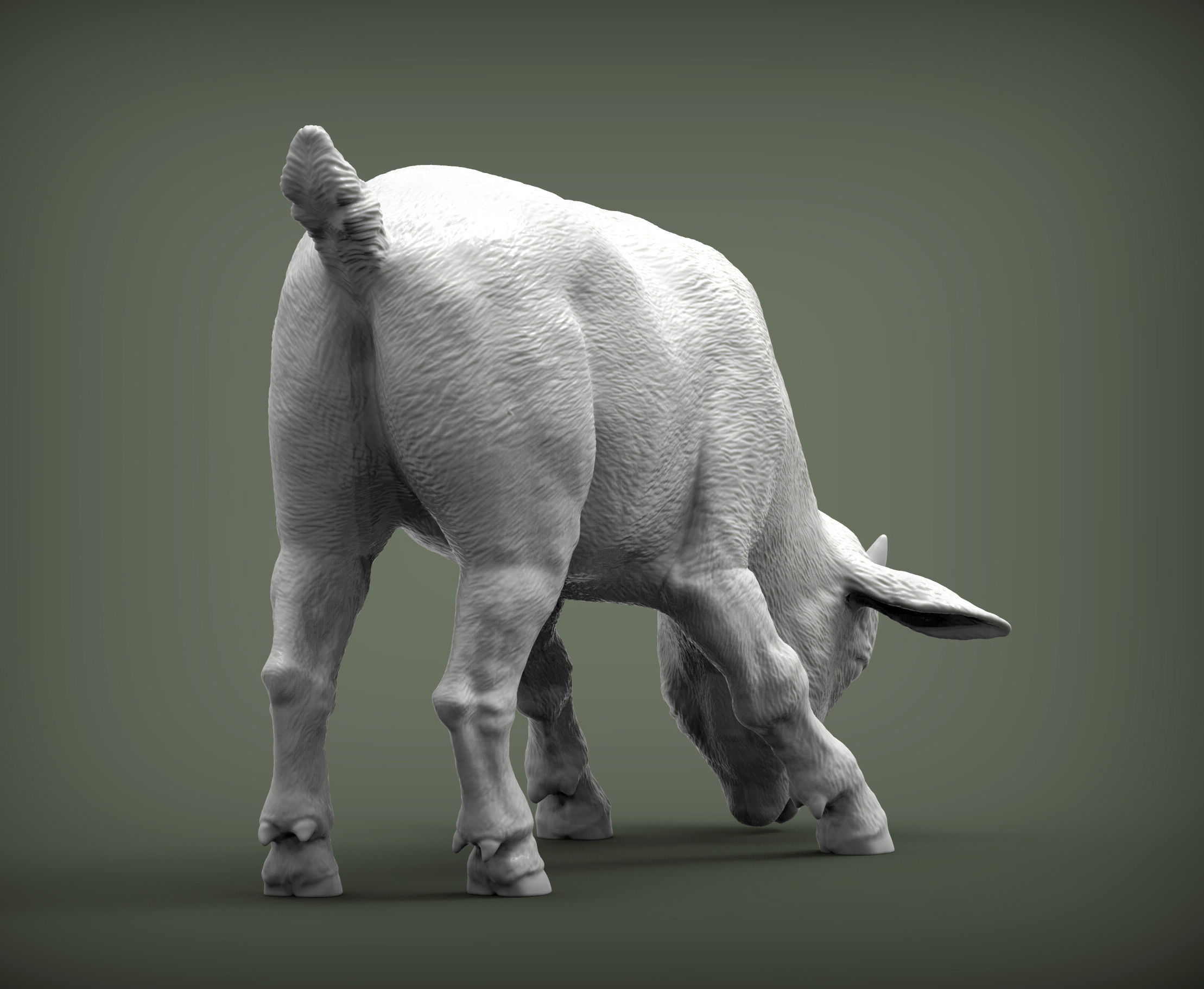   Goatling  eats 3D print model_5