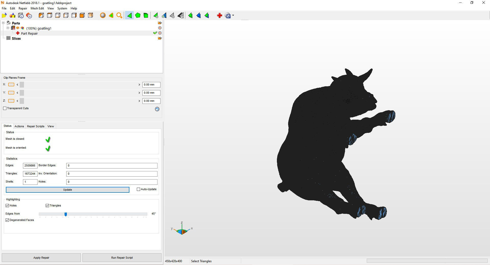   Goatling  eats 3D print model_12
