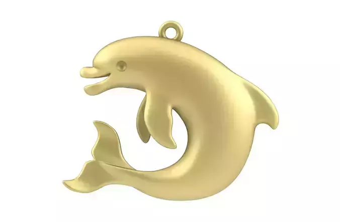 Sealives - Single Dolphin Pendant - Style-1 -  - Charm