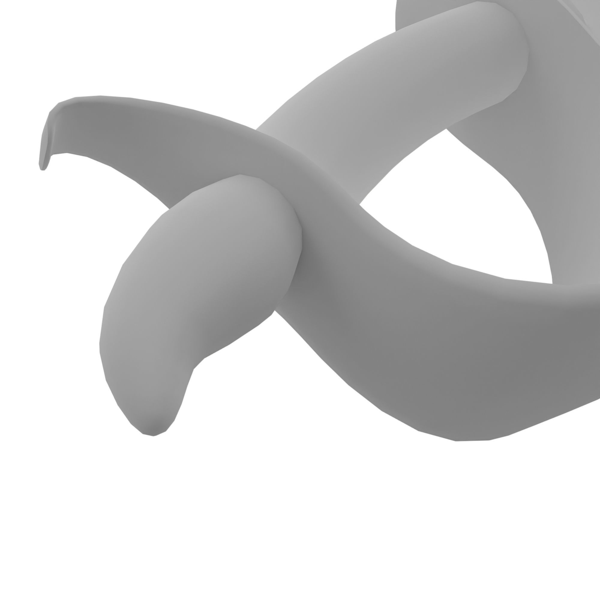 Sabre Pirate Sword Low-poly 3D model_10