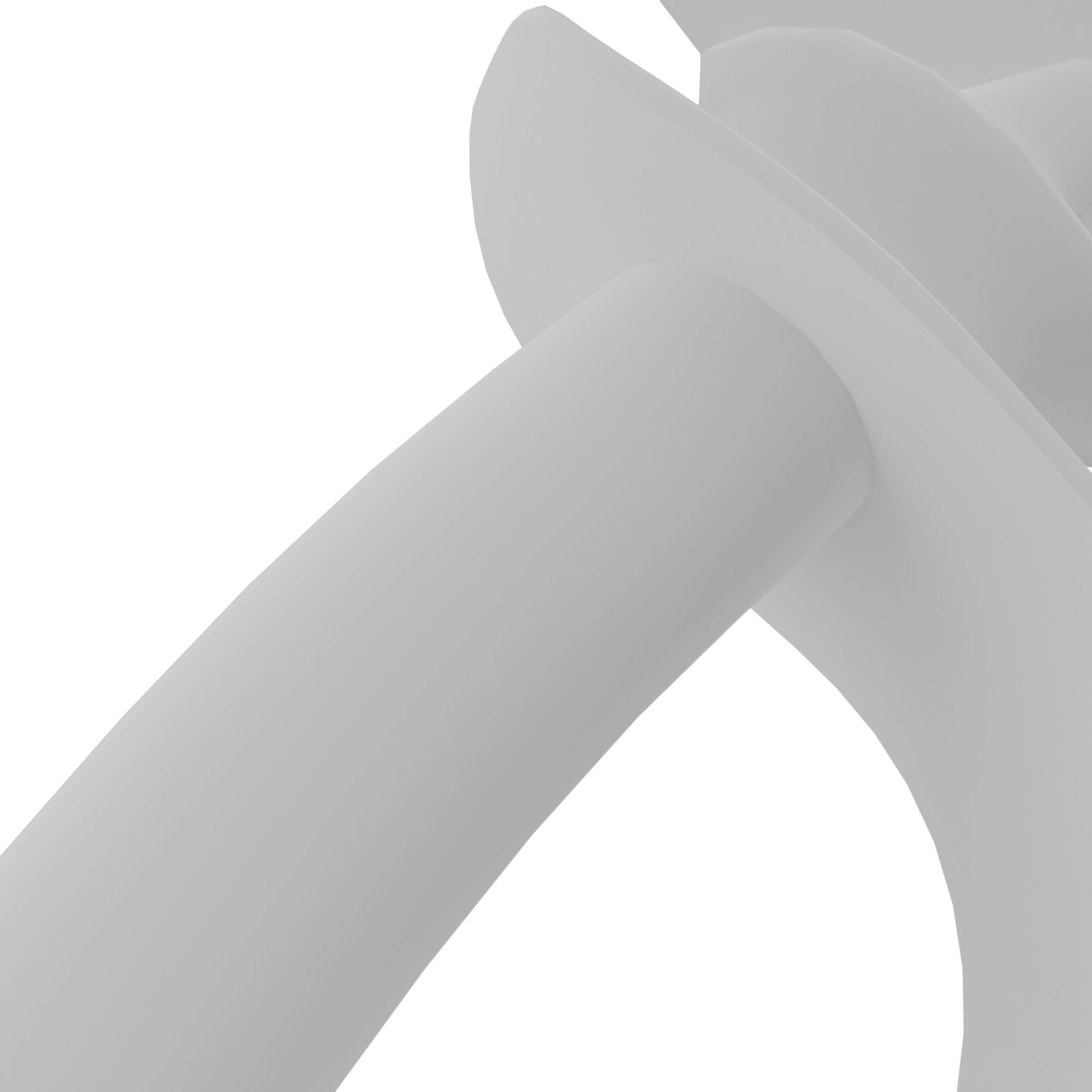 Sabre Pirate Sword Low-poly 3D model_7