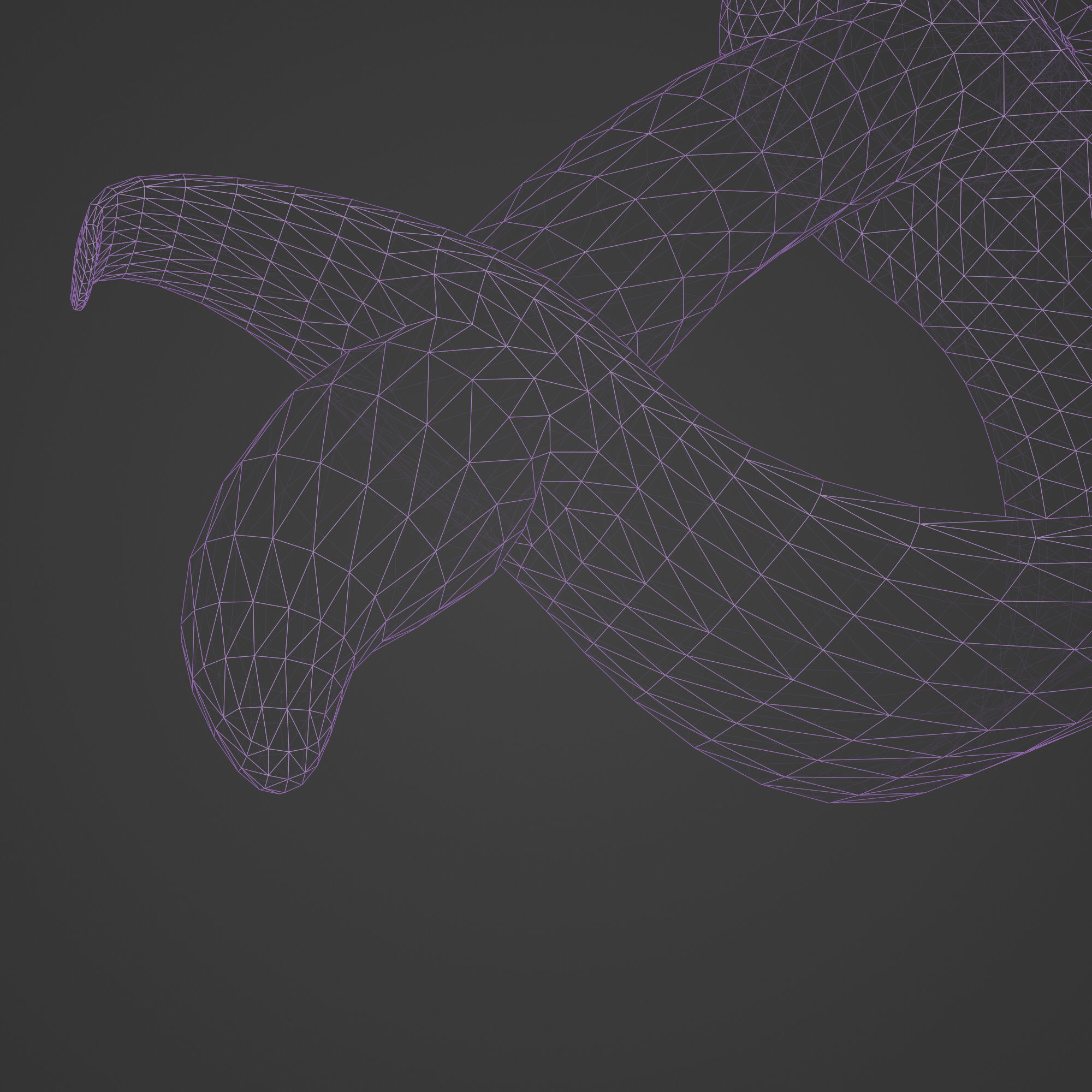 Sabre Pirate Sword Low-poly 3D model_11