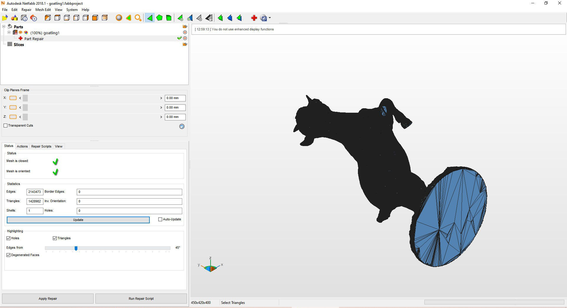 A goatling on its hind legs 3D print model_13