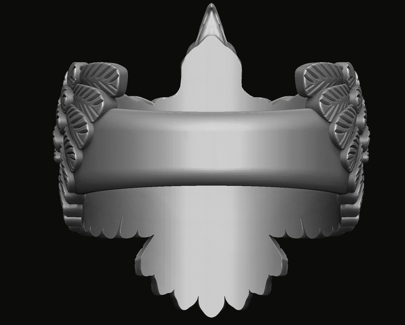 Eagle Ring  3D print model_10