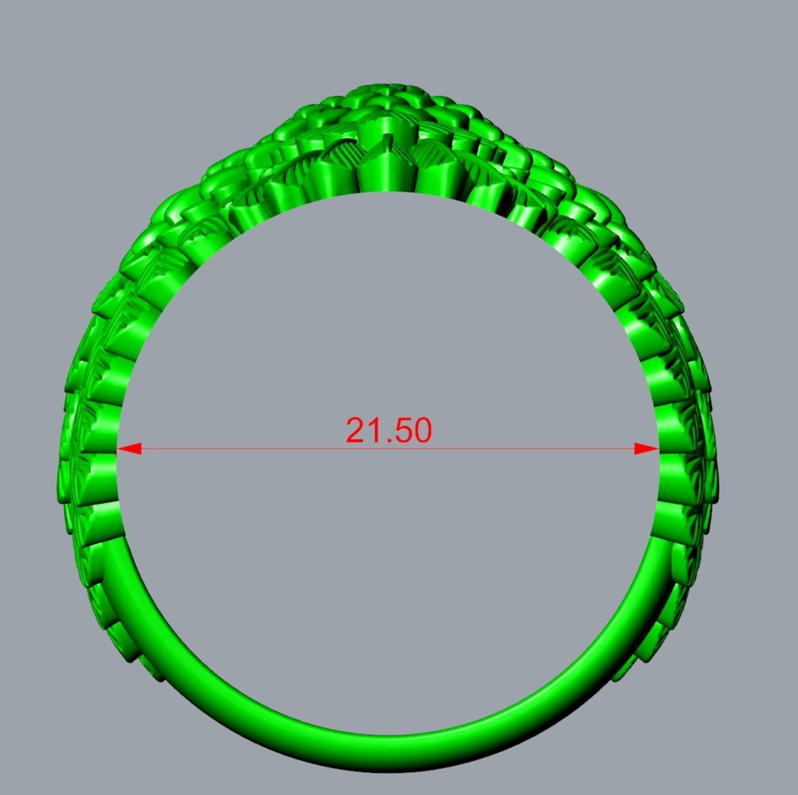 Eagle Ring  3D print model_6