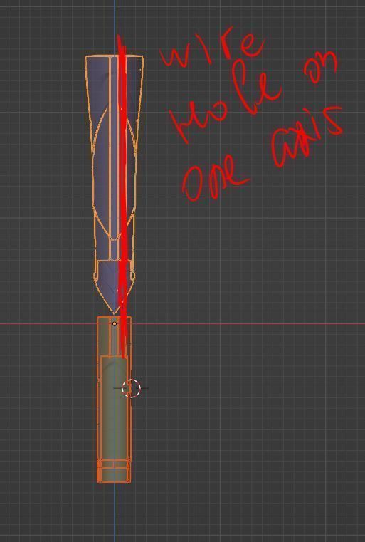 Trailblazer bat from Honkai Star Rail V2 LED READY 3D print model_19