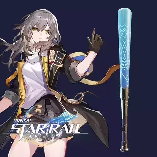 Trailblazer bat from Honkai Star Rail V2 LED READY 3D print model Trailblazer bat from Honkai Star Rail V2 LED READY 3D print model