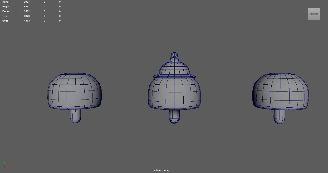 Hnefatafl - Gameready Viking Boardgame models - Holed version Low-poly 3D model_12