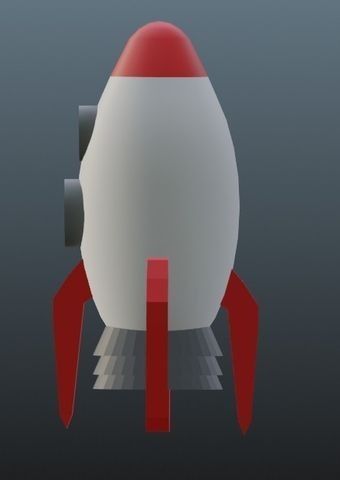 Simple rocker ship for games 3D model | CGTrader