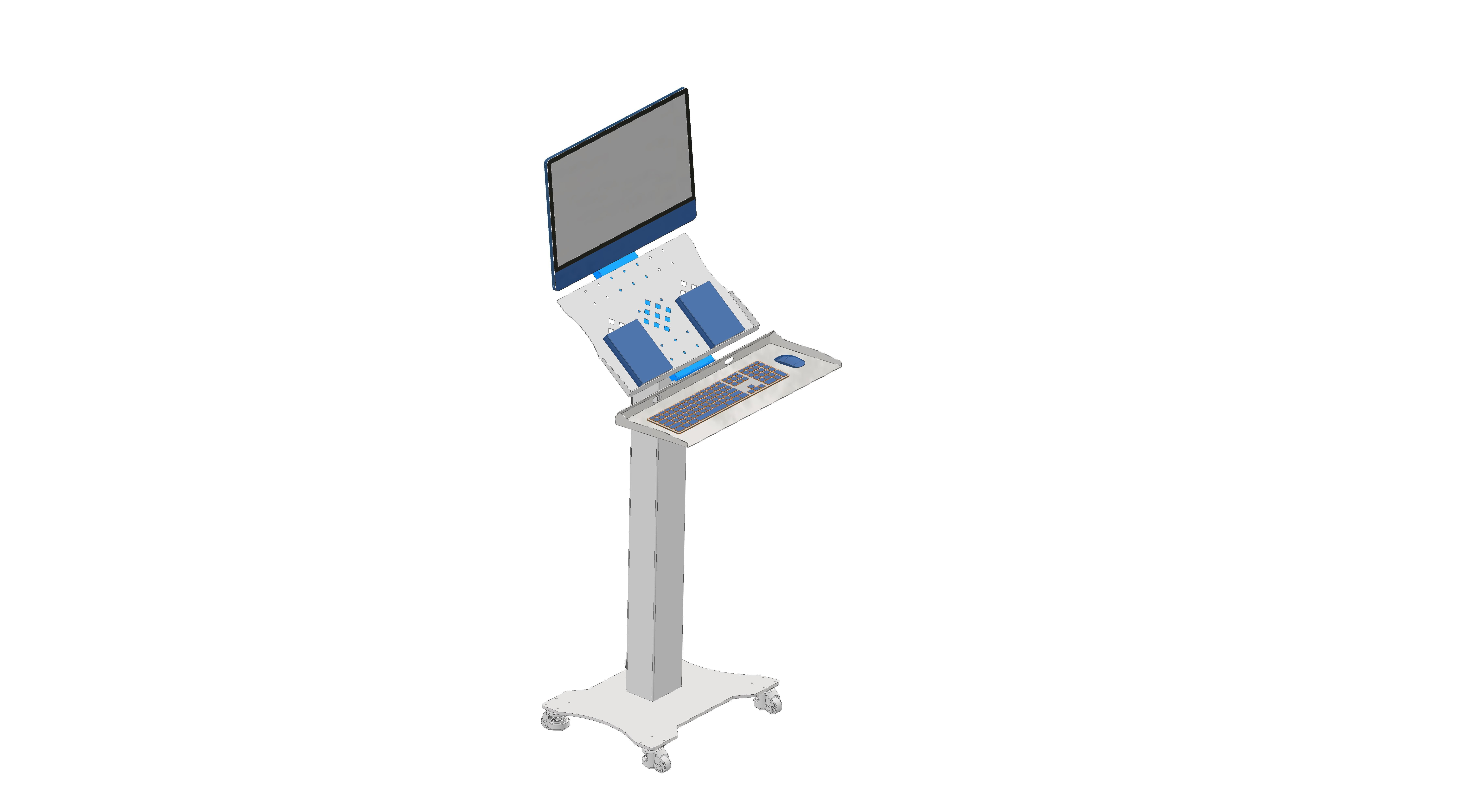 Standing Table- In Factory 3D model_1