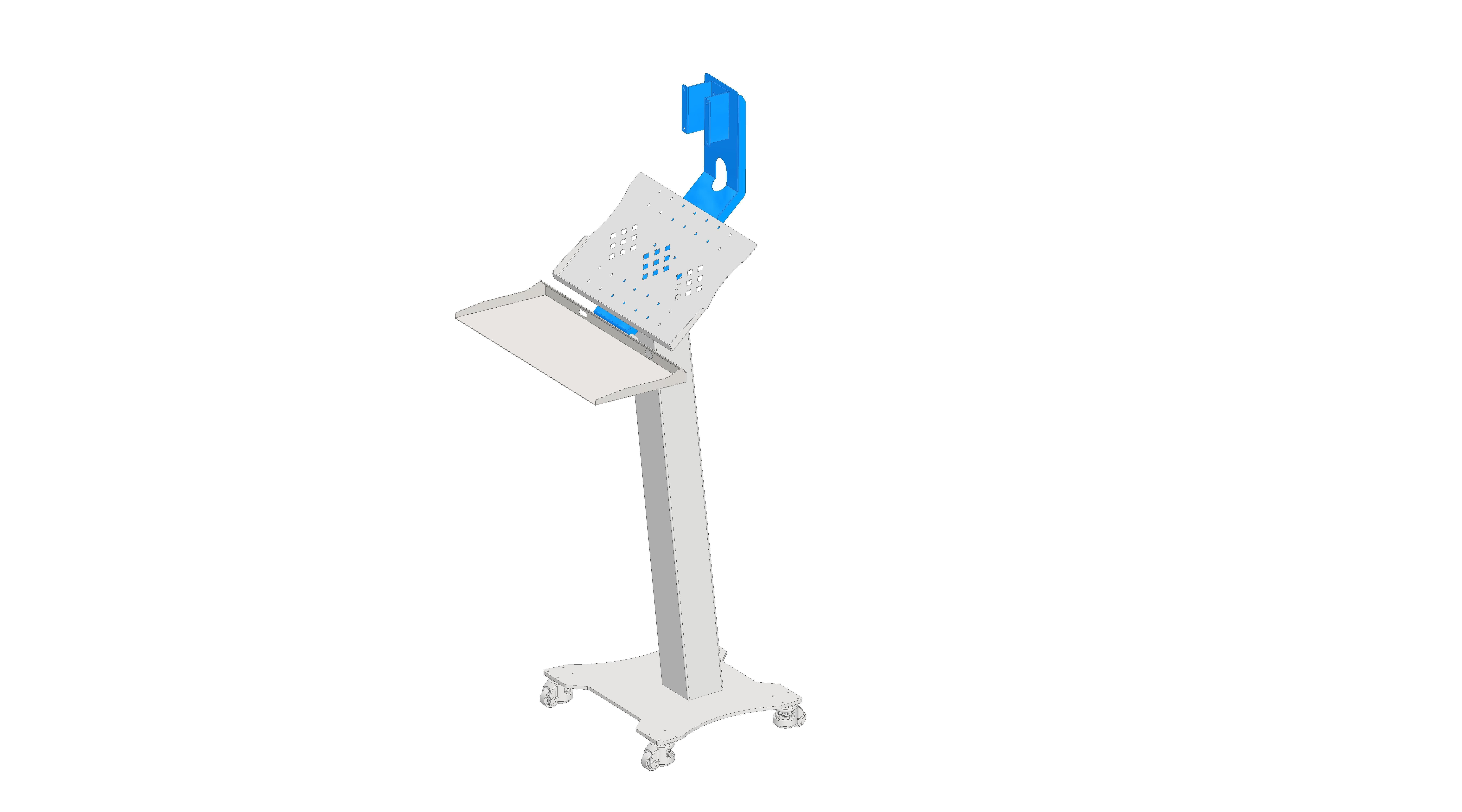 Standing Table- In Factory 3D model_2