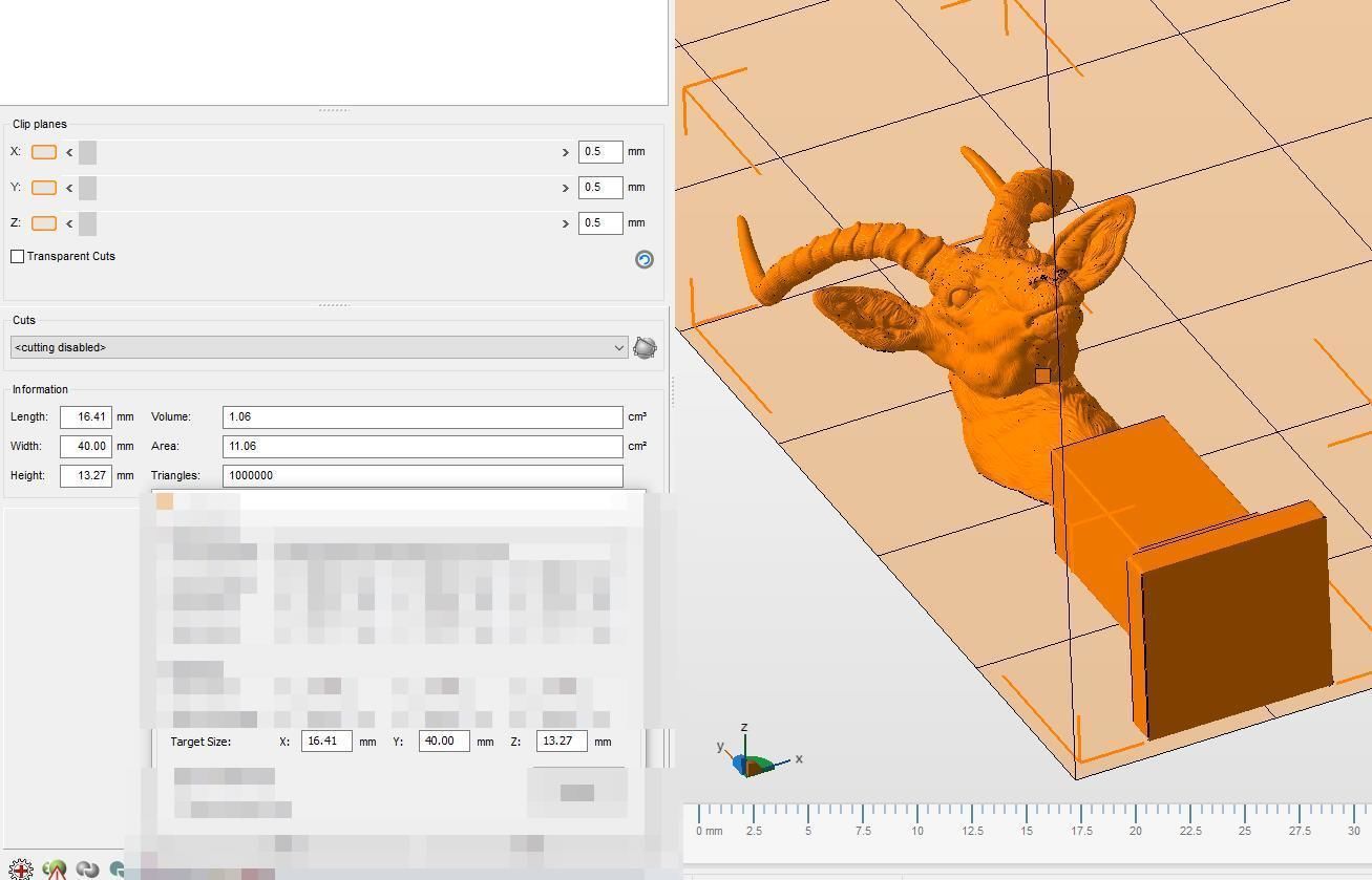 Impala Antelope head gloomy 3D print model_24