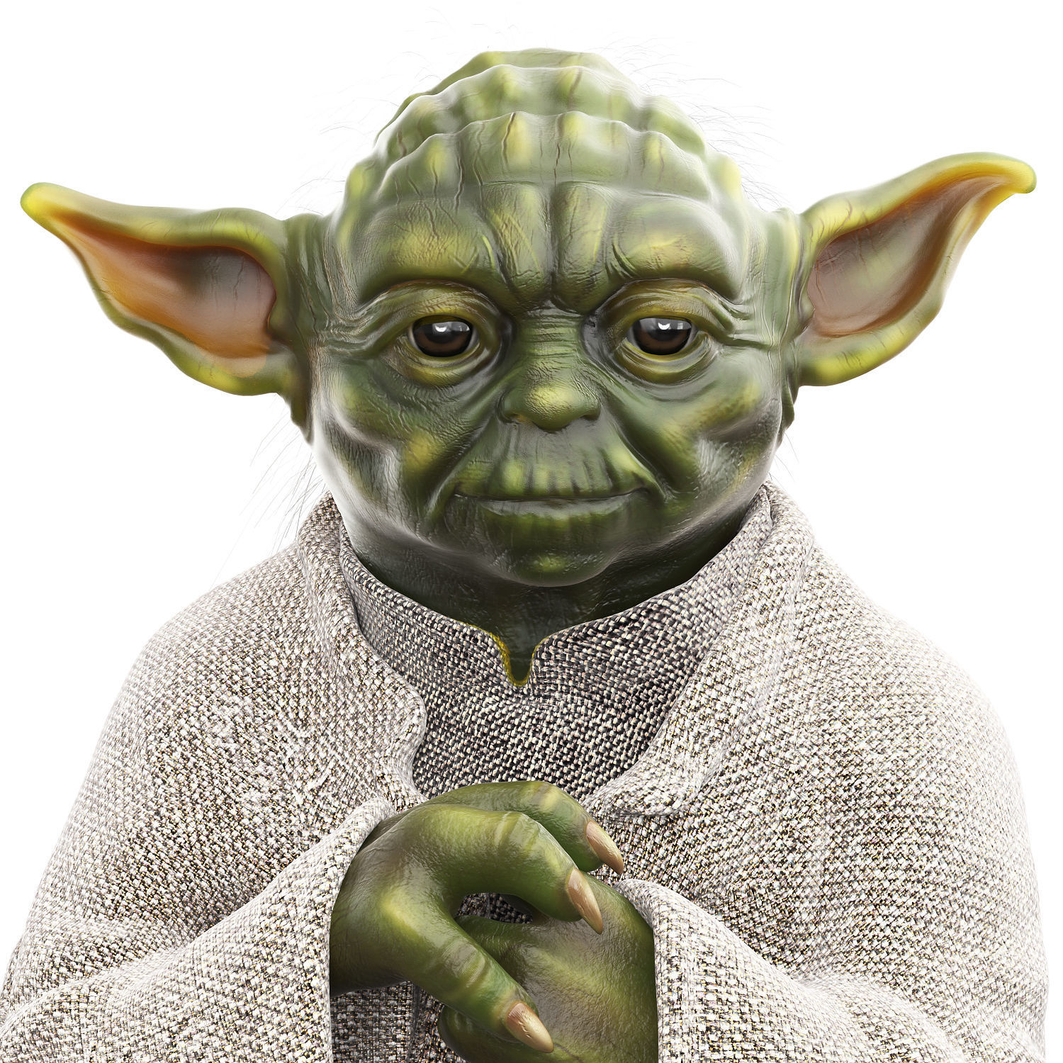 Master Yoda from Star Wars 3D model_4