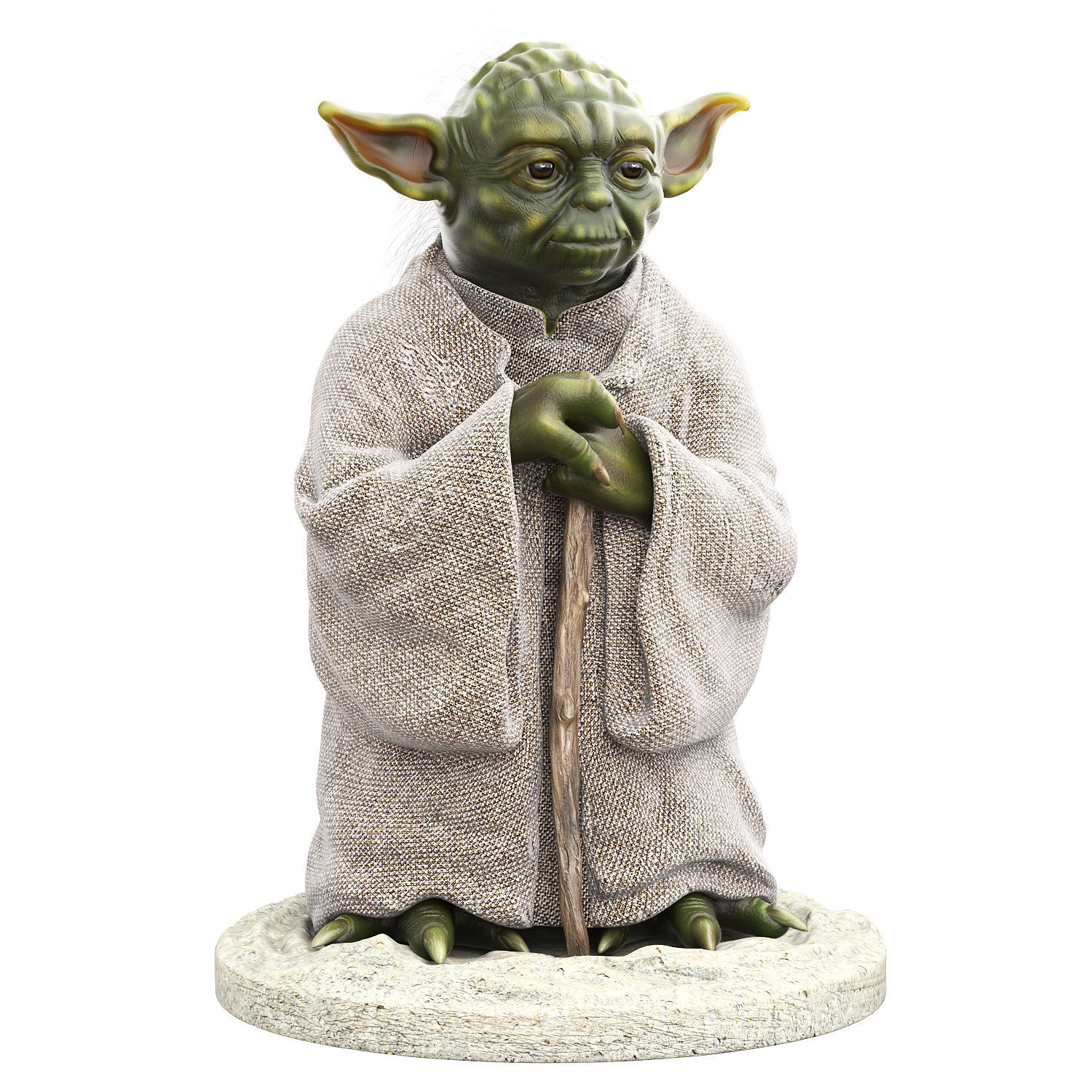 Master Yoda from Star Wars 3D model_1