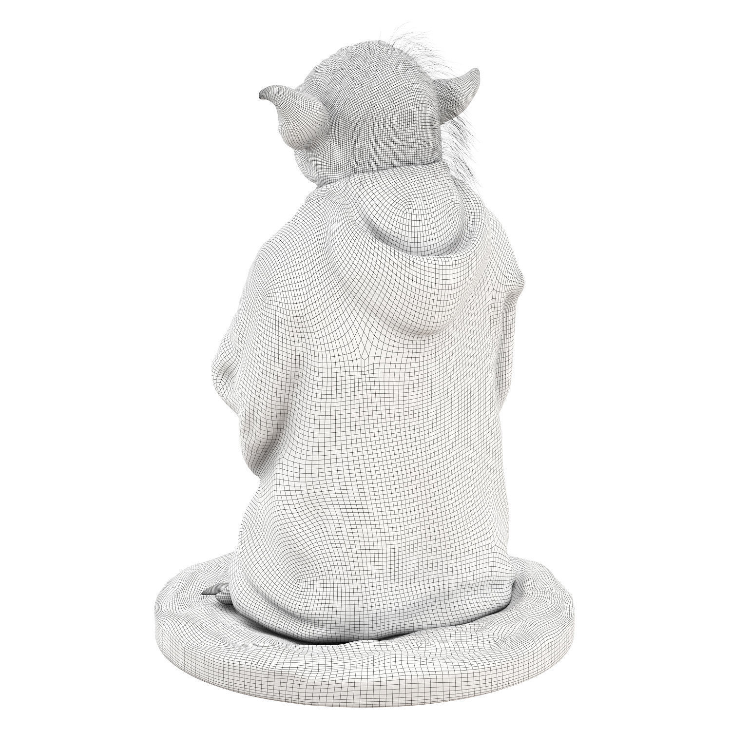 Master Yoda from Star Wars 3D model_9