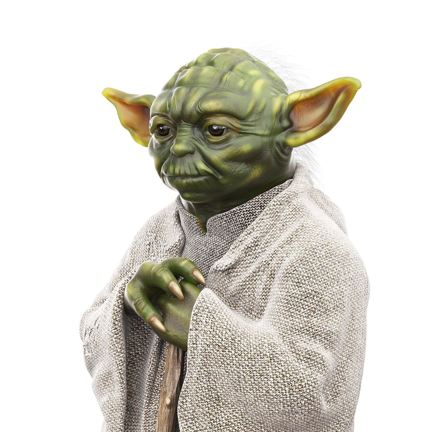 Master Yoda from Star Wars 3D model_6