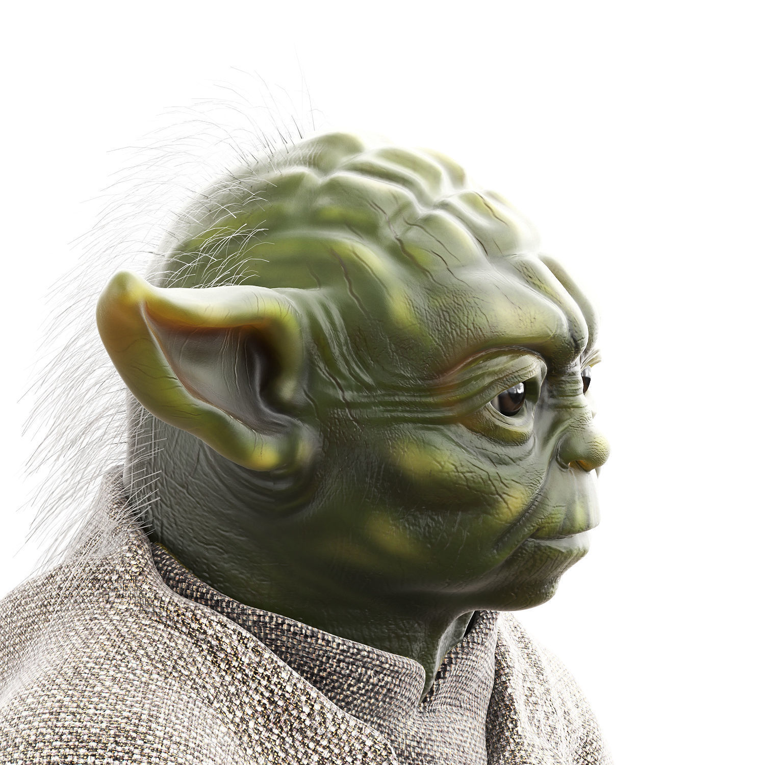 Master Yoda from Star Wars 3D model_5