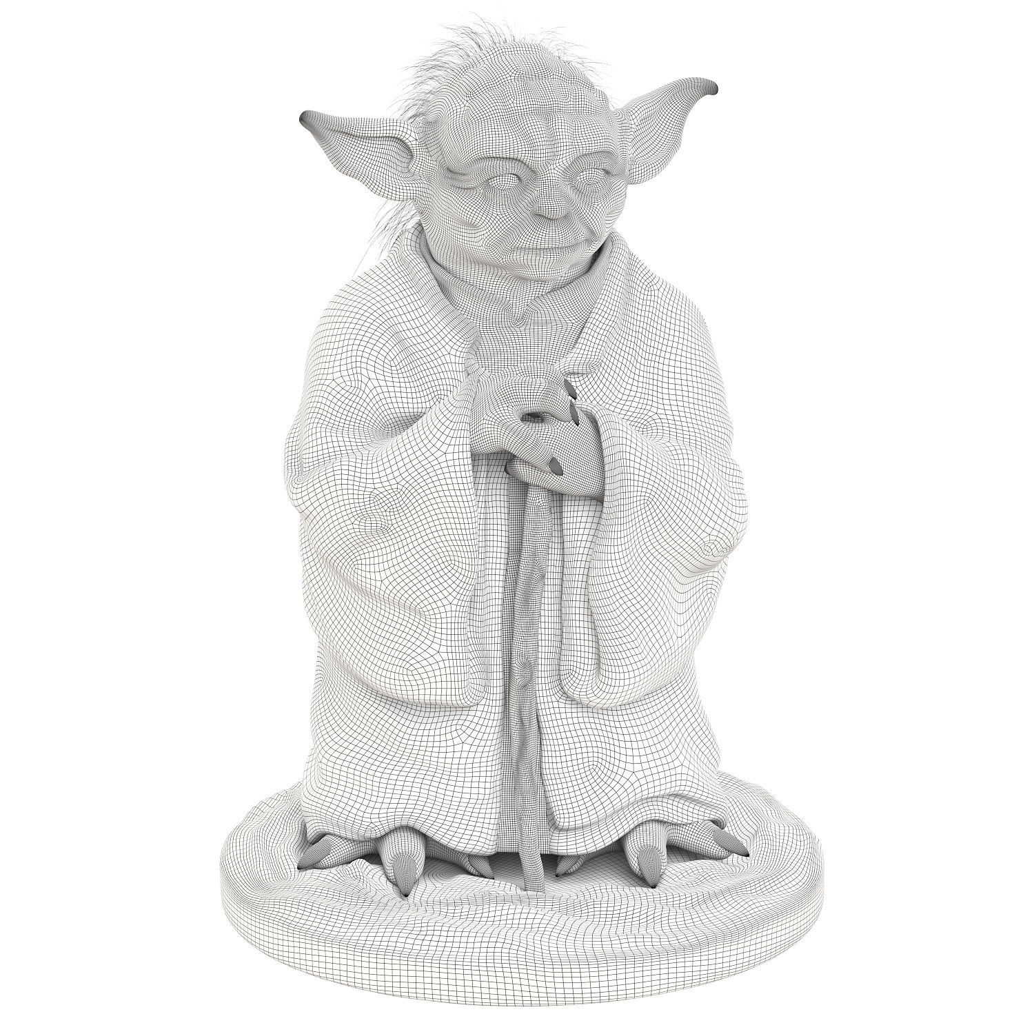 Master Yoda from Star Wars 3D model_8