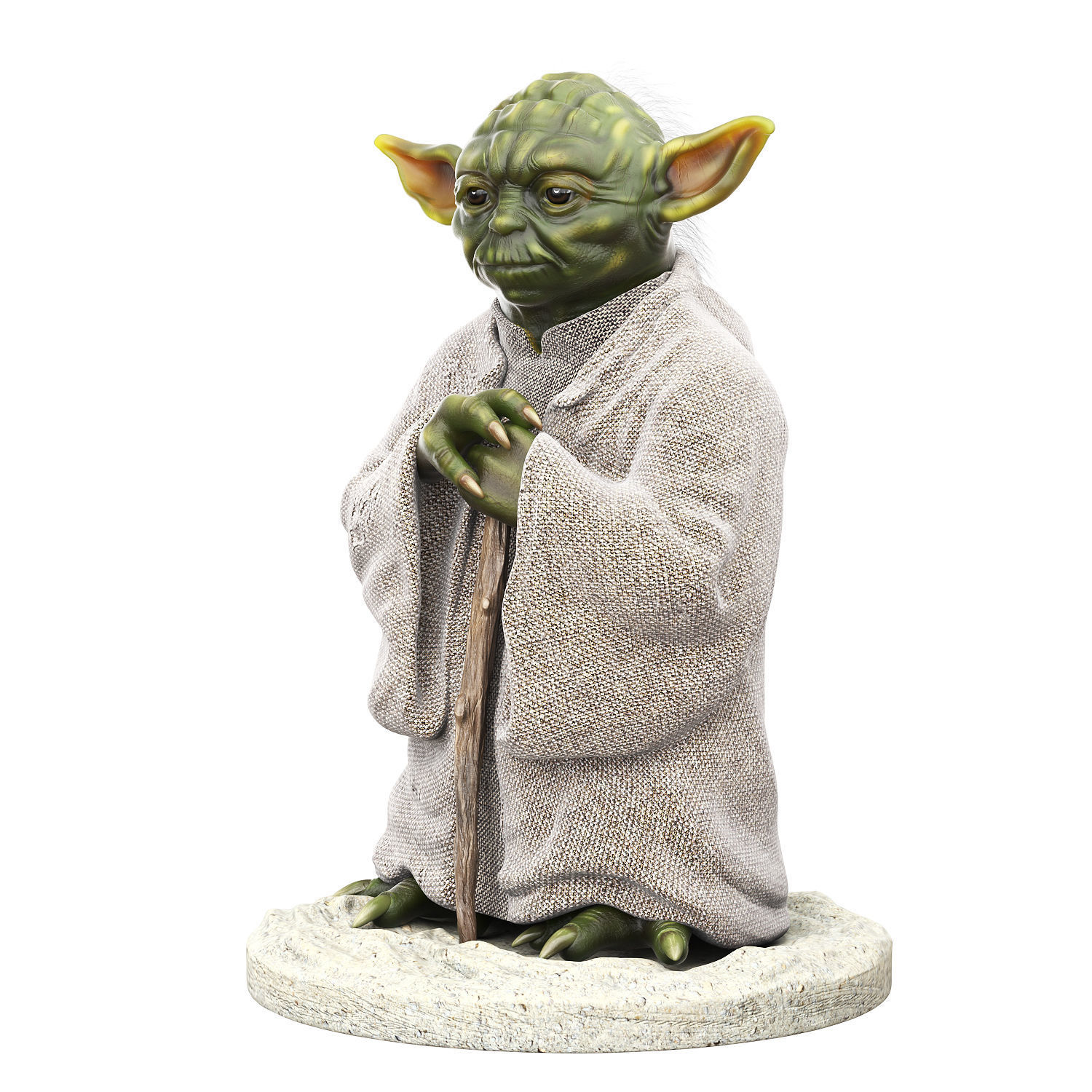 Master Yoda from Star Wars 3D model_2