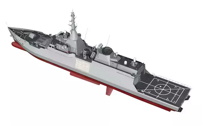 Frigate Class Ship 3D model