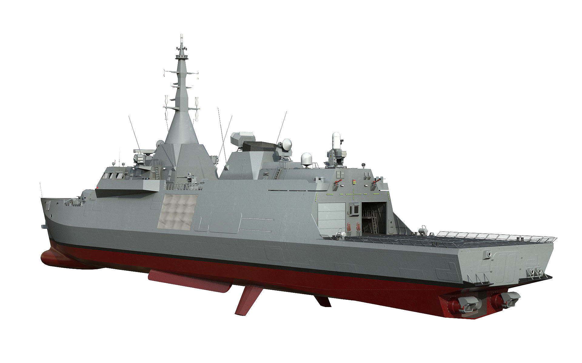 Frigate Class Ship 3D model_4