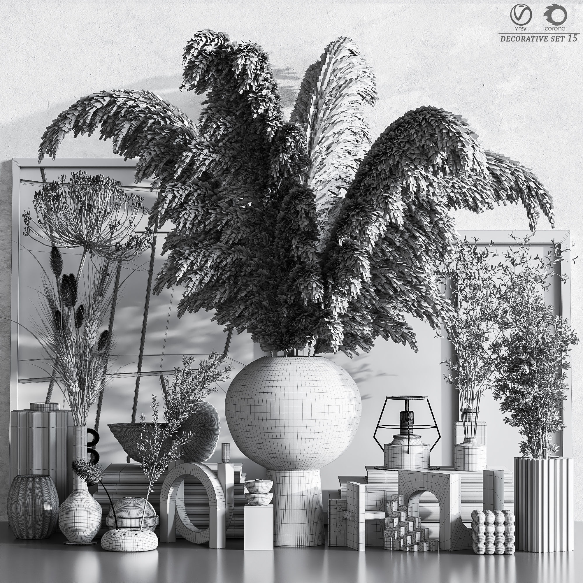 decorative set 015 3D model_6