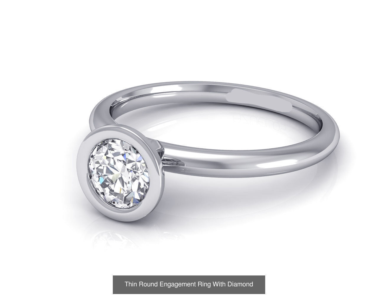 3DM 37 ENGAGEMENT RING FILES 3D Model Collection_18