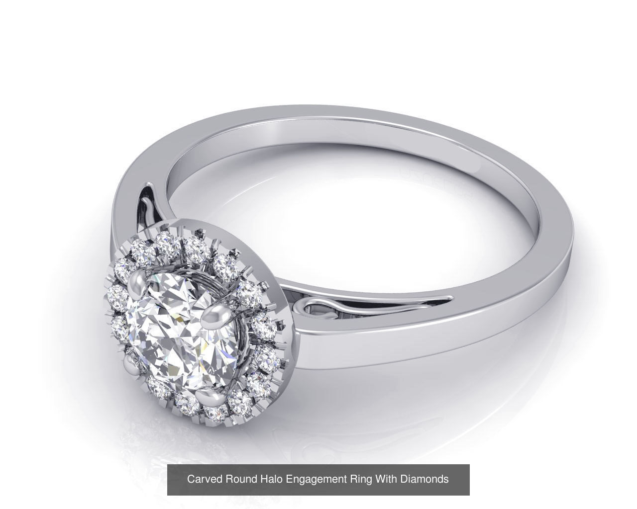 3DM 37 ENGAGEMENT RING FILES 3D Model Collection_30