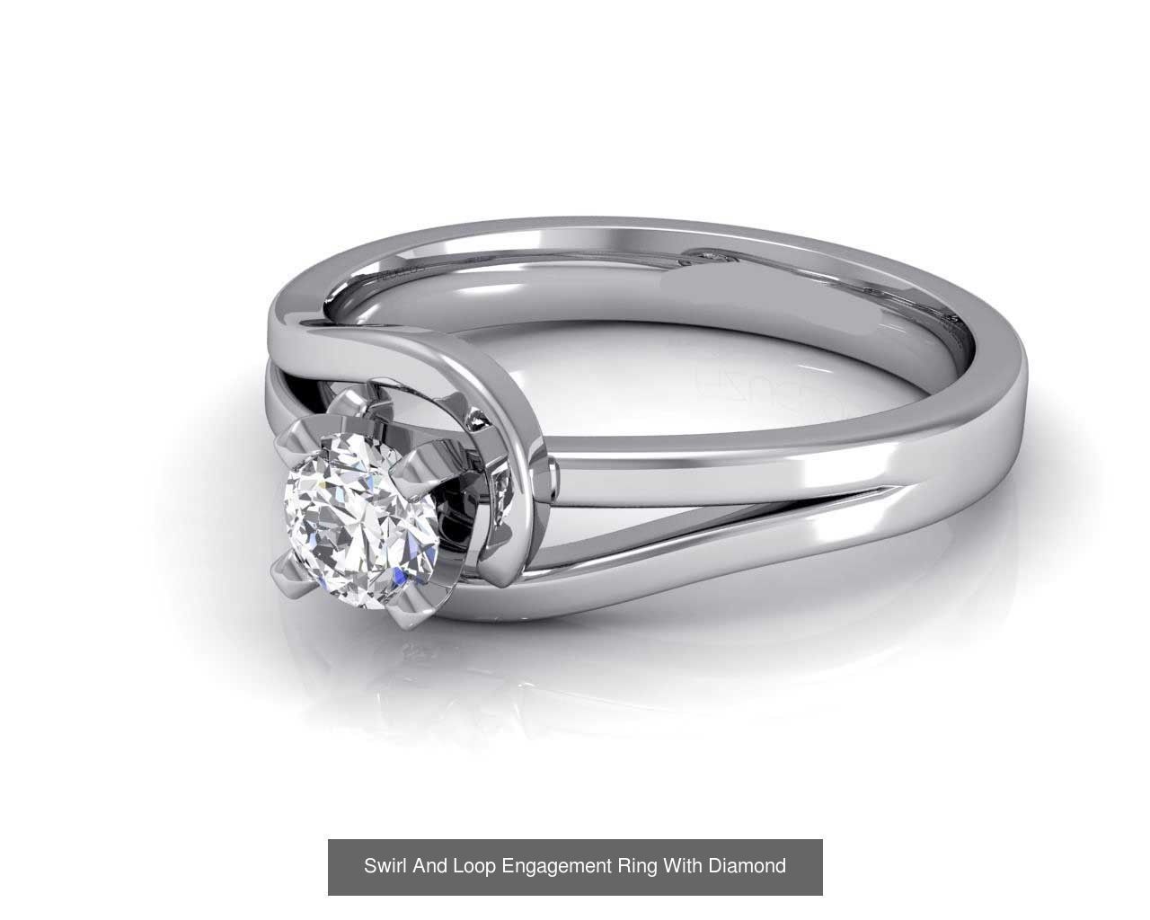 3DM 37 ENGAGEMENT RING FILES 3D Model Collection_36
