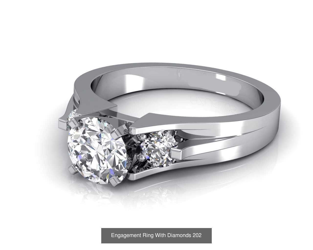 3DM 37 ENGAGEMENT RING FILES 3D Model Collection_41