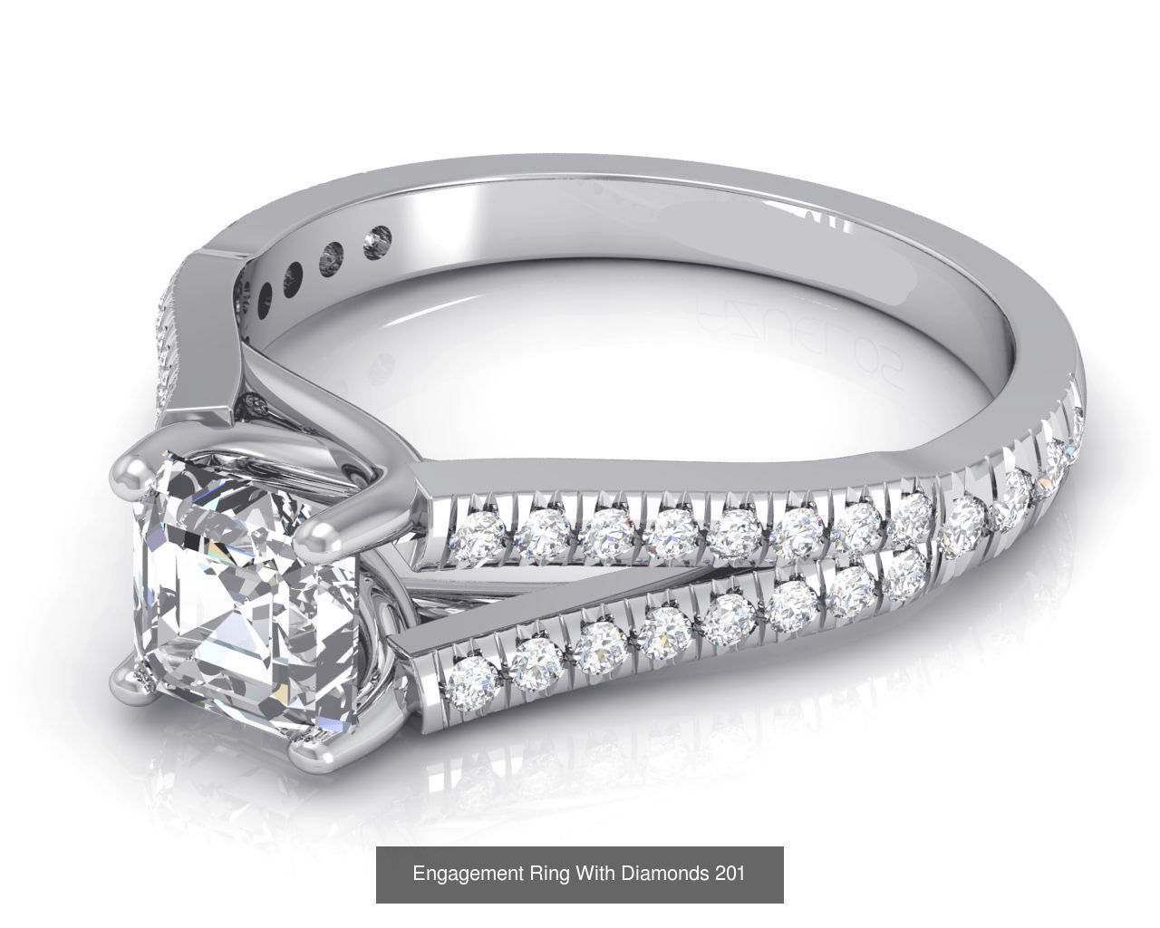 3DM 37 ENGAGEMENT RING FILES 3D Model Collection_39