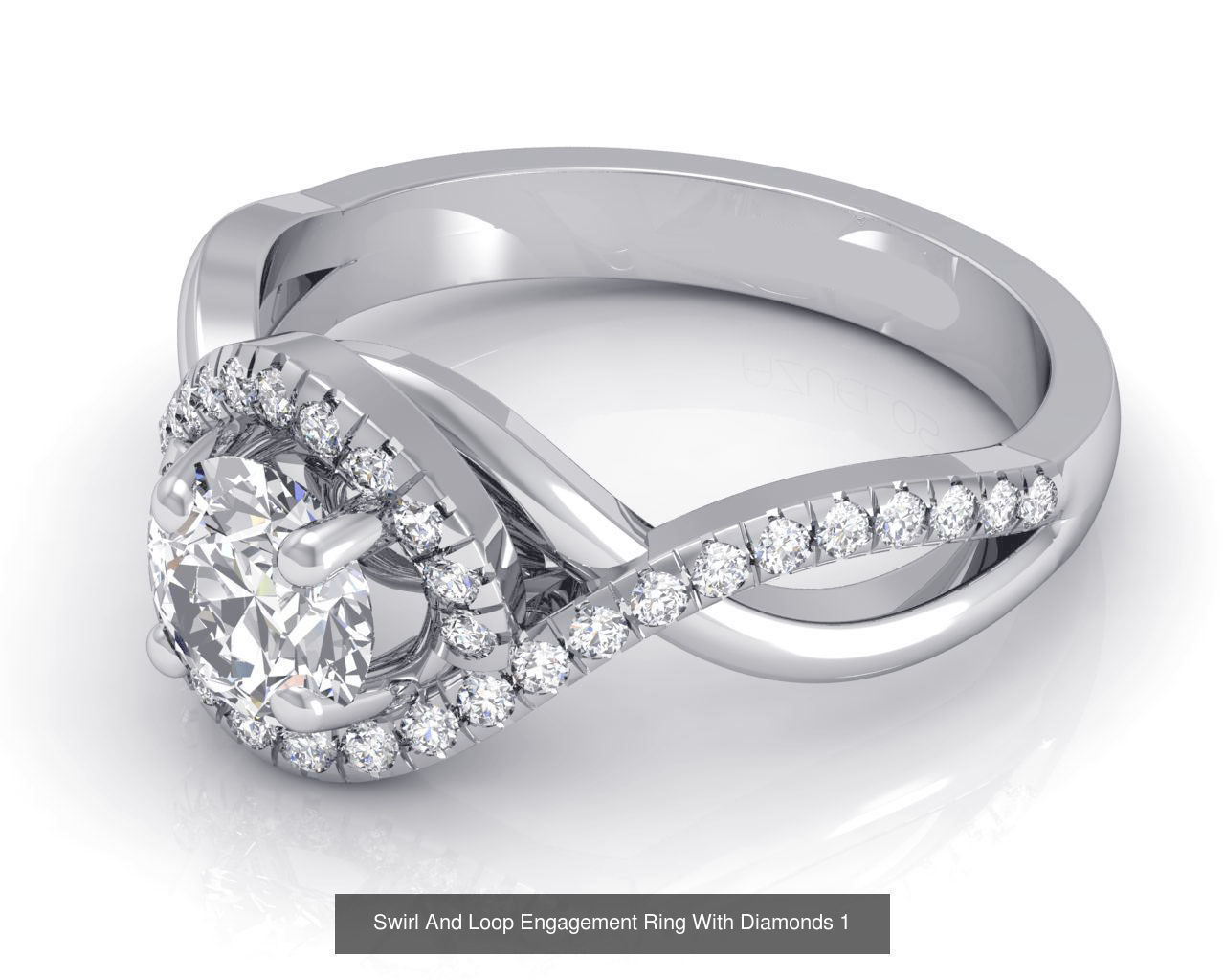 3DM 37 ENGAGEMENT RING FILES 3D Model Collection_37