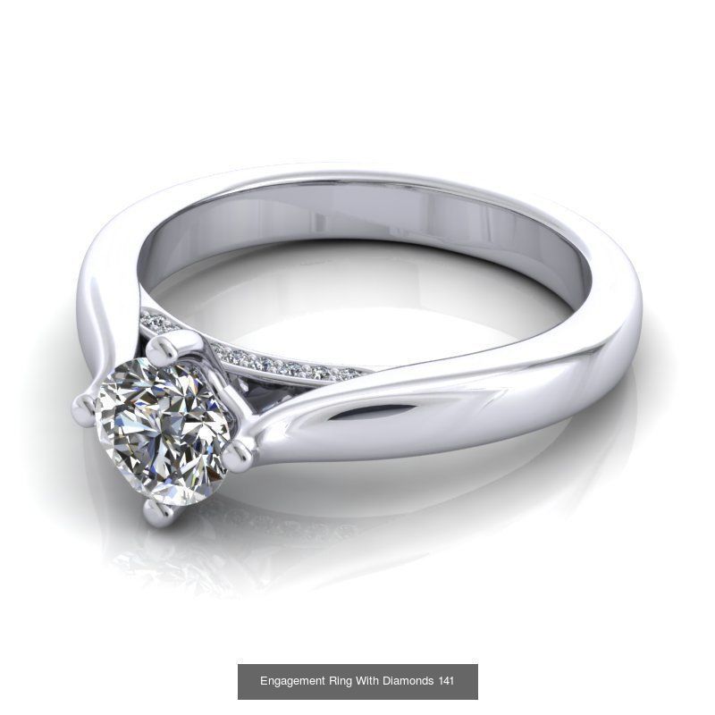 3DM 37 ENGAGEMENT RING FILES 3D Model Collection_6