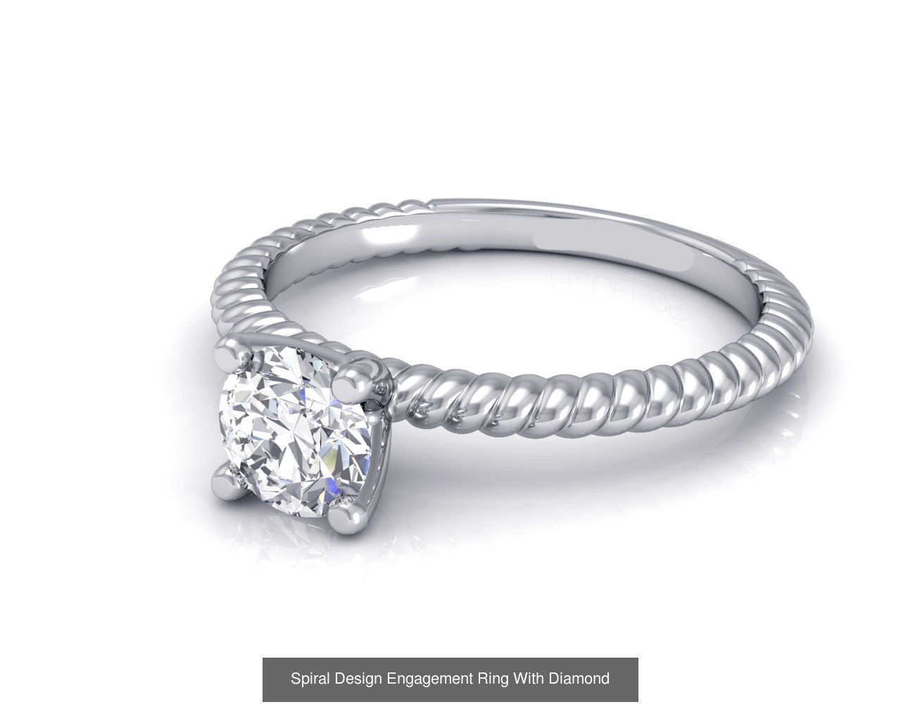 3DM 37 ENGAGEMENT RING FILES 3D Model Collection_19