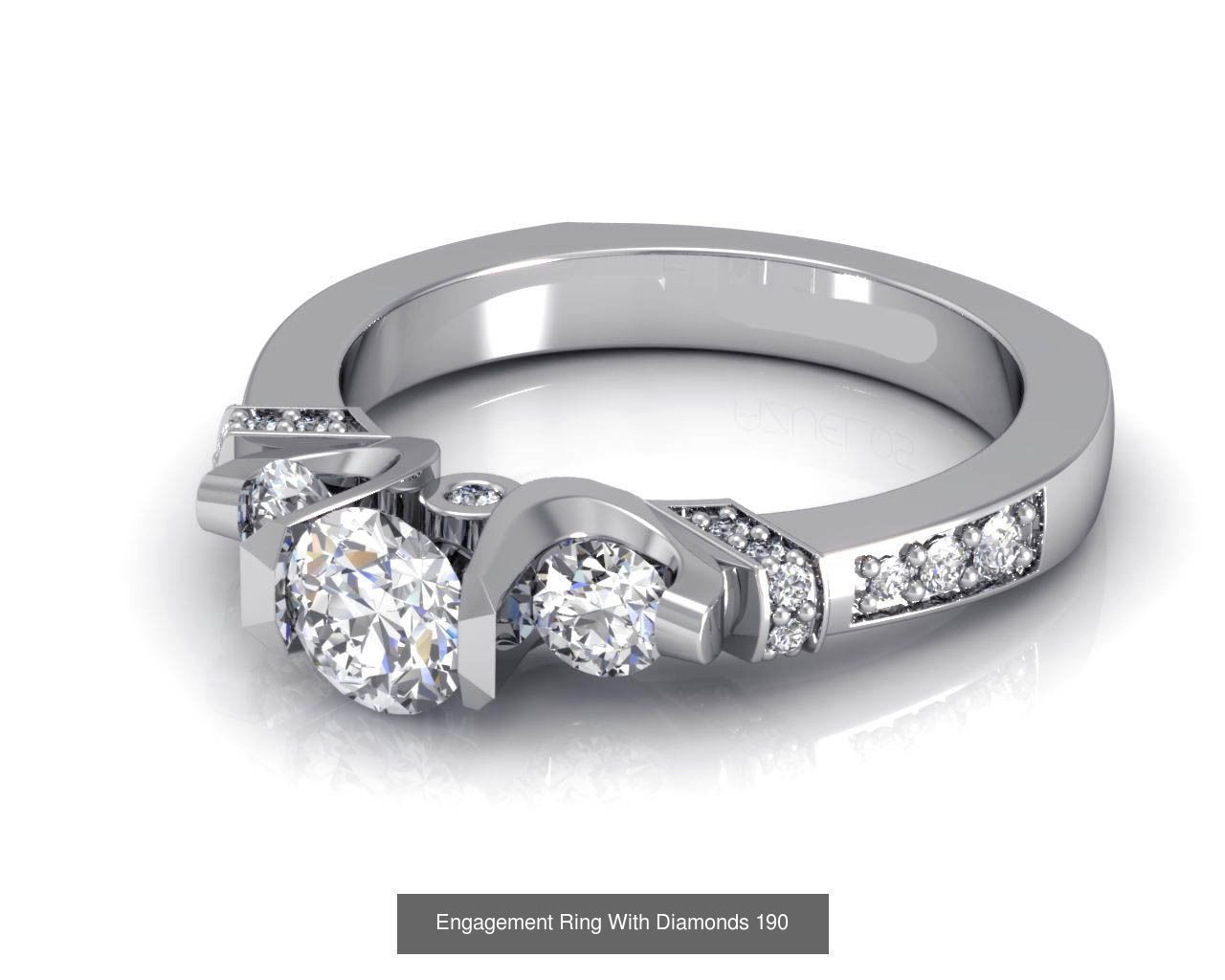 3DM 37 ENGAGEMENT RING FILES 3D Model Collection_15