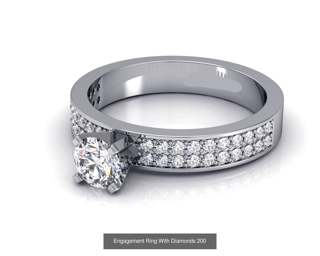 3DM 37 ENGAGEMENT RING FILES 3D Model Collection_35