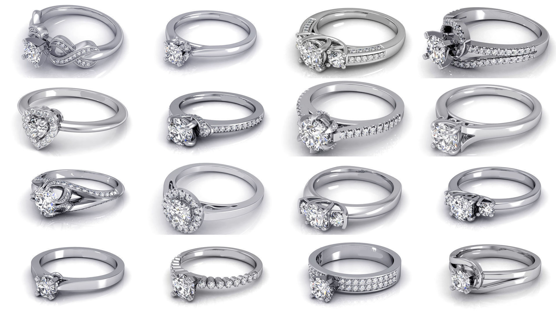 3DM 37 ENGAGEMENT RING FILES 3D Model Collection_2