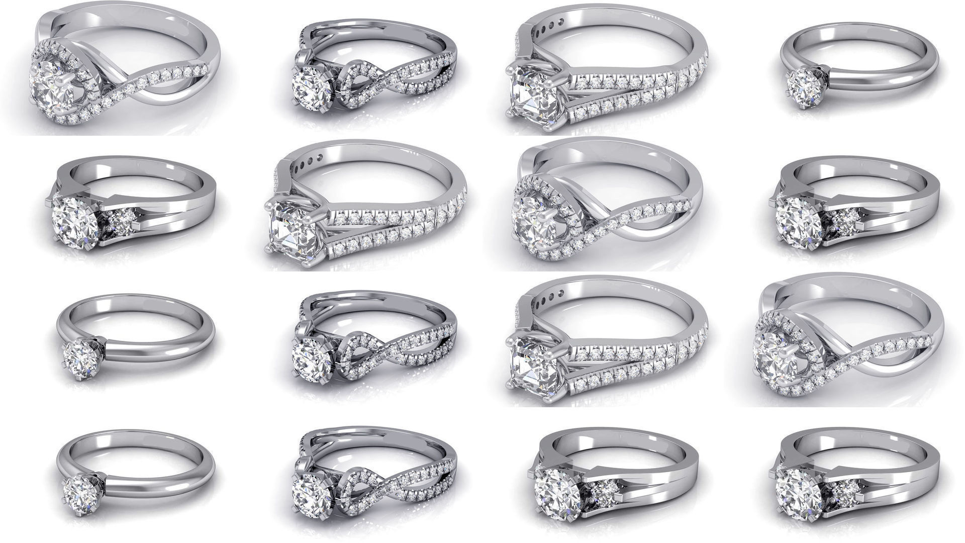 3DM 37 ENGAGEMENT RING FILES 3D Model Collection_0