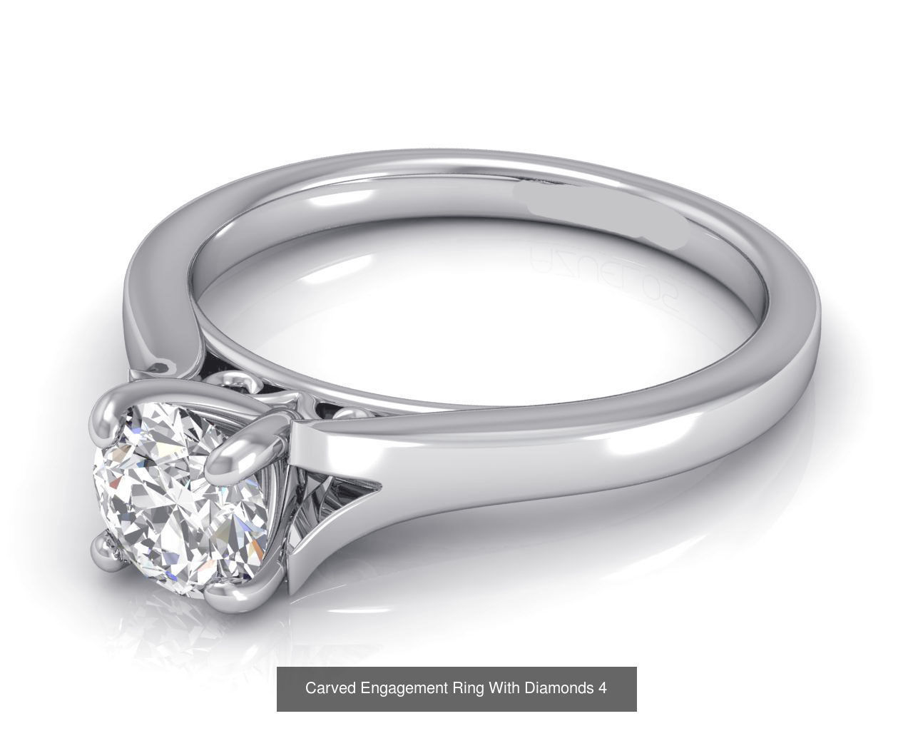 3DM 37 ENGAGEMENT RING FILES 3D Model Collection_28