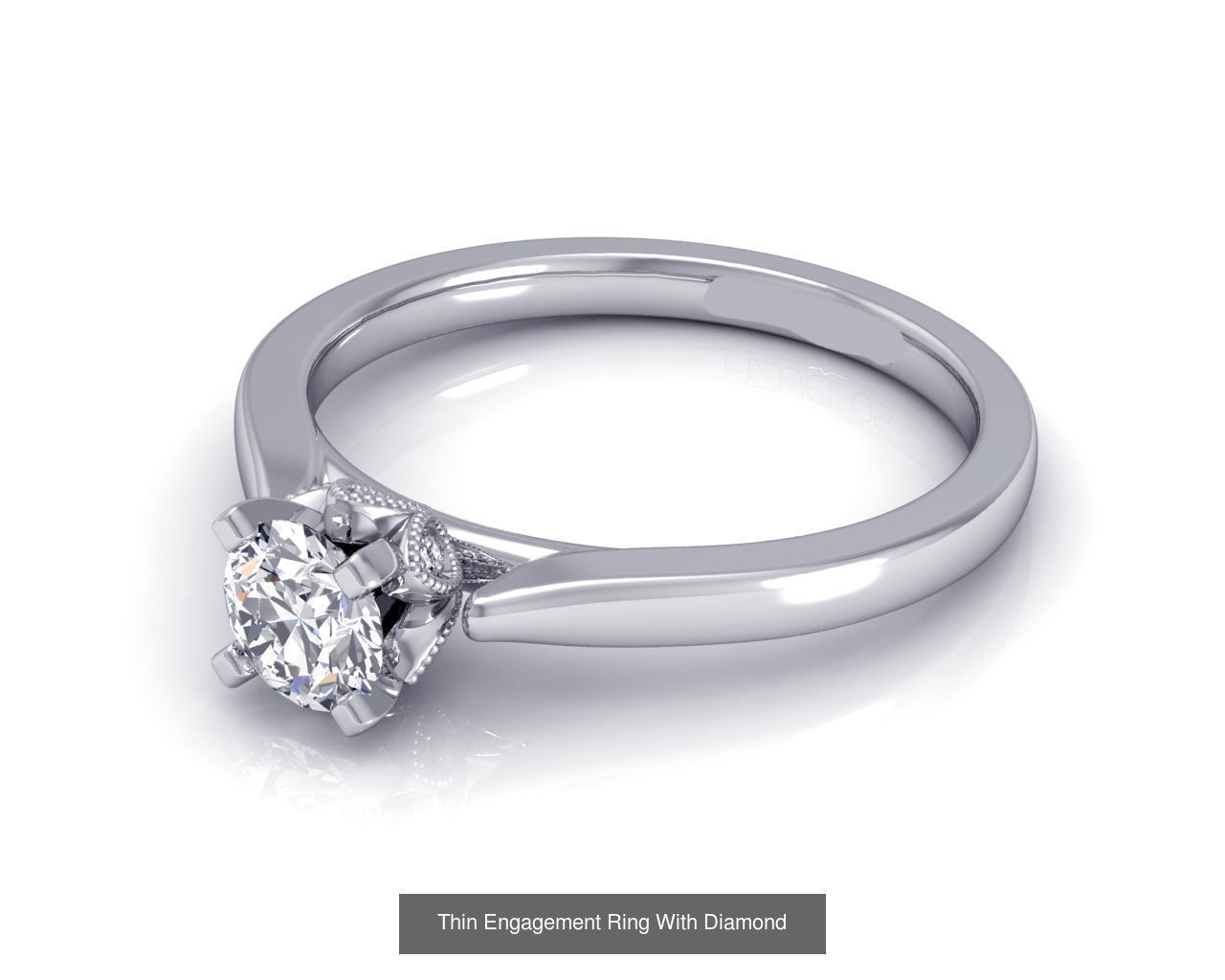 3DM 37 ENGAGEMENT RING FILES 3D Model Collection_22