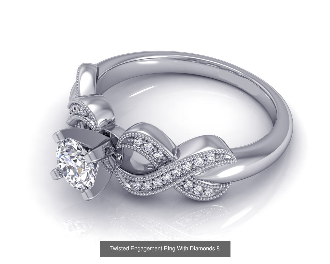 3DM 37 ENGAGEMENT RING FILES 3D Model Collection_21