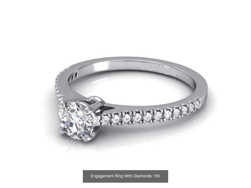 3DM 37 ENGAGEMENT RING FILES 3D Model Collection_13
