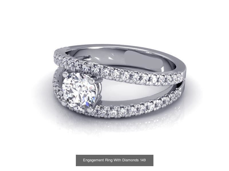 3DM 37 ENGAGEMENT RING FILES 3D Model Collection_12