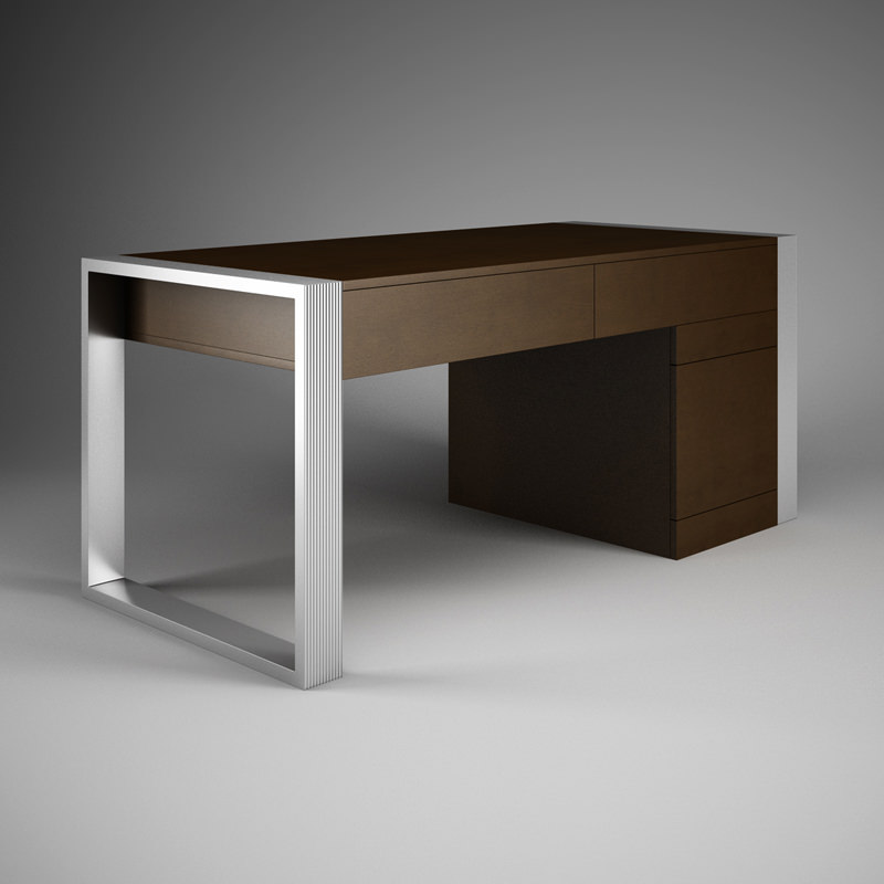 Office Desk 3D model_1