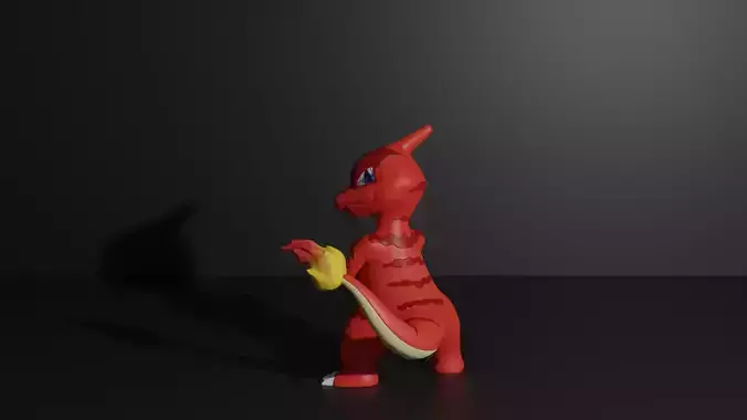 Clone Charmeleon pokemon 3D print model